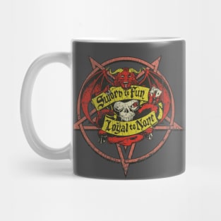 Sworn To Fun Loyal To None Pentagram 1970 Mug